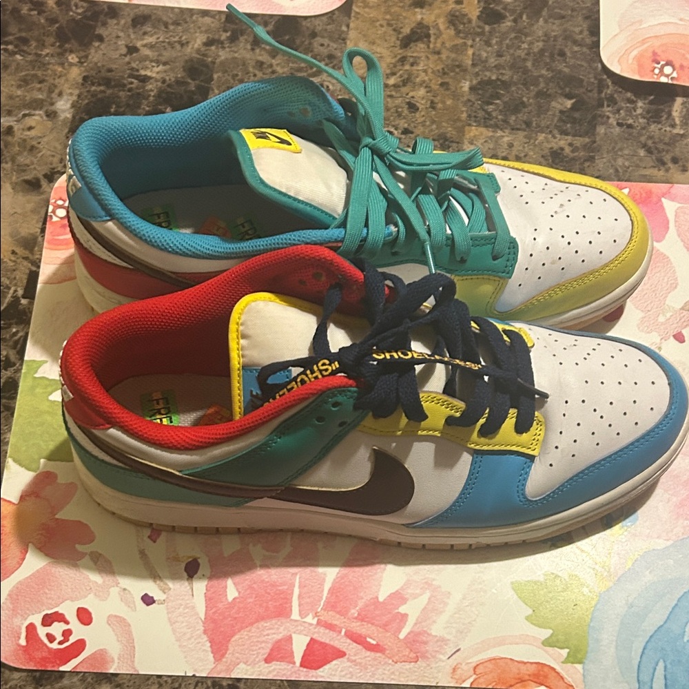 Nike Multicolor Athletic Shoes